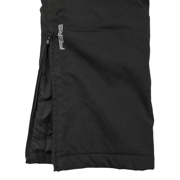 Fera Ski Snow Pants Womens 4 Black Insulated Ankle Zip Nylon Snowboarding - Picture 7 of 12